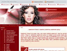 Tablet Screenshot of kadernictvipraha9.cz